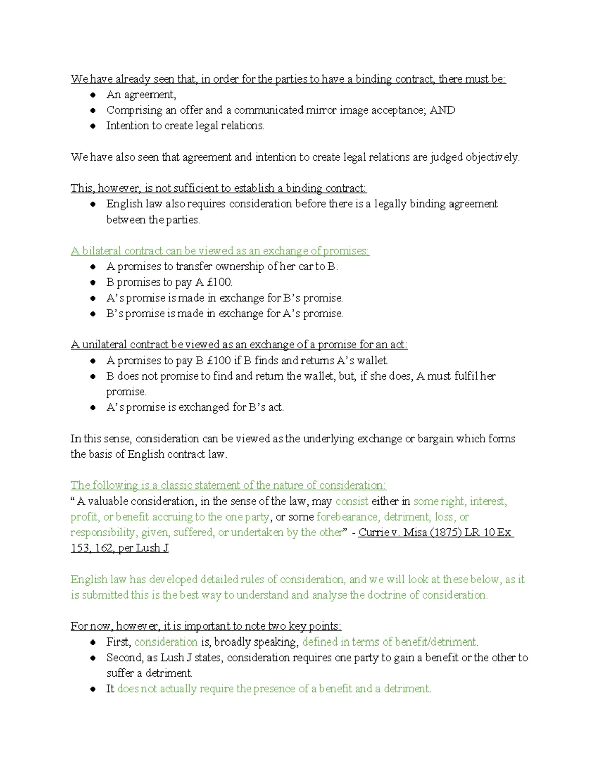 English contract law